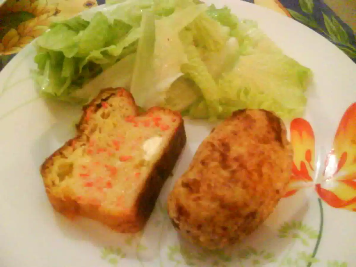 Cake carottes, chévre et emmental - photo 2