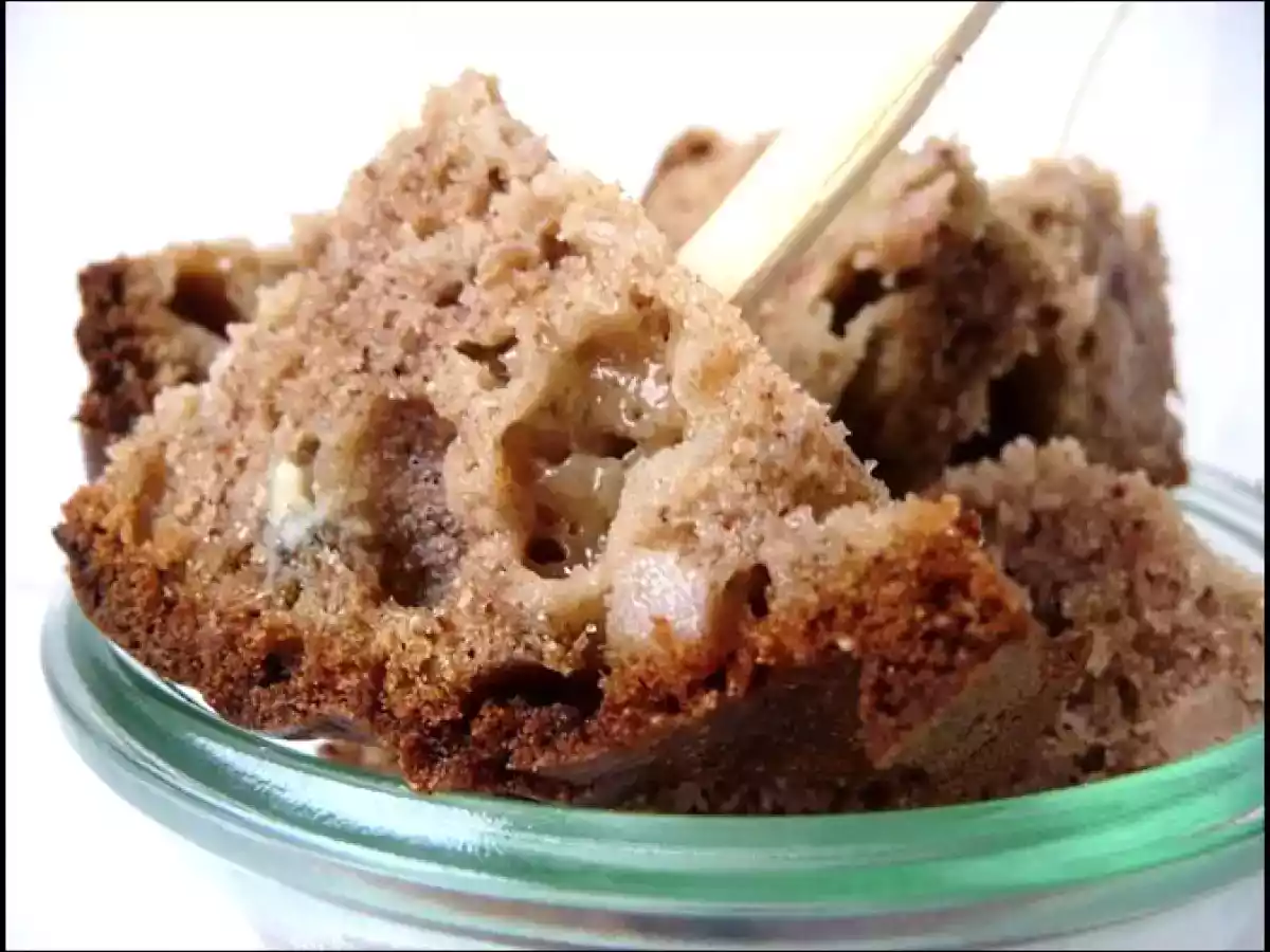 Cake châtaigne roquefort lardons