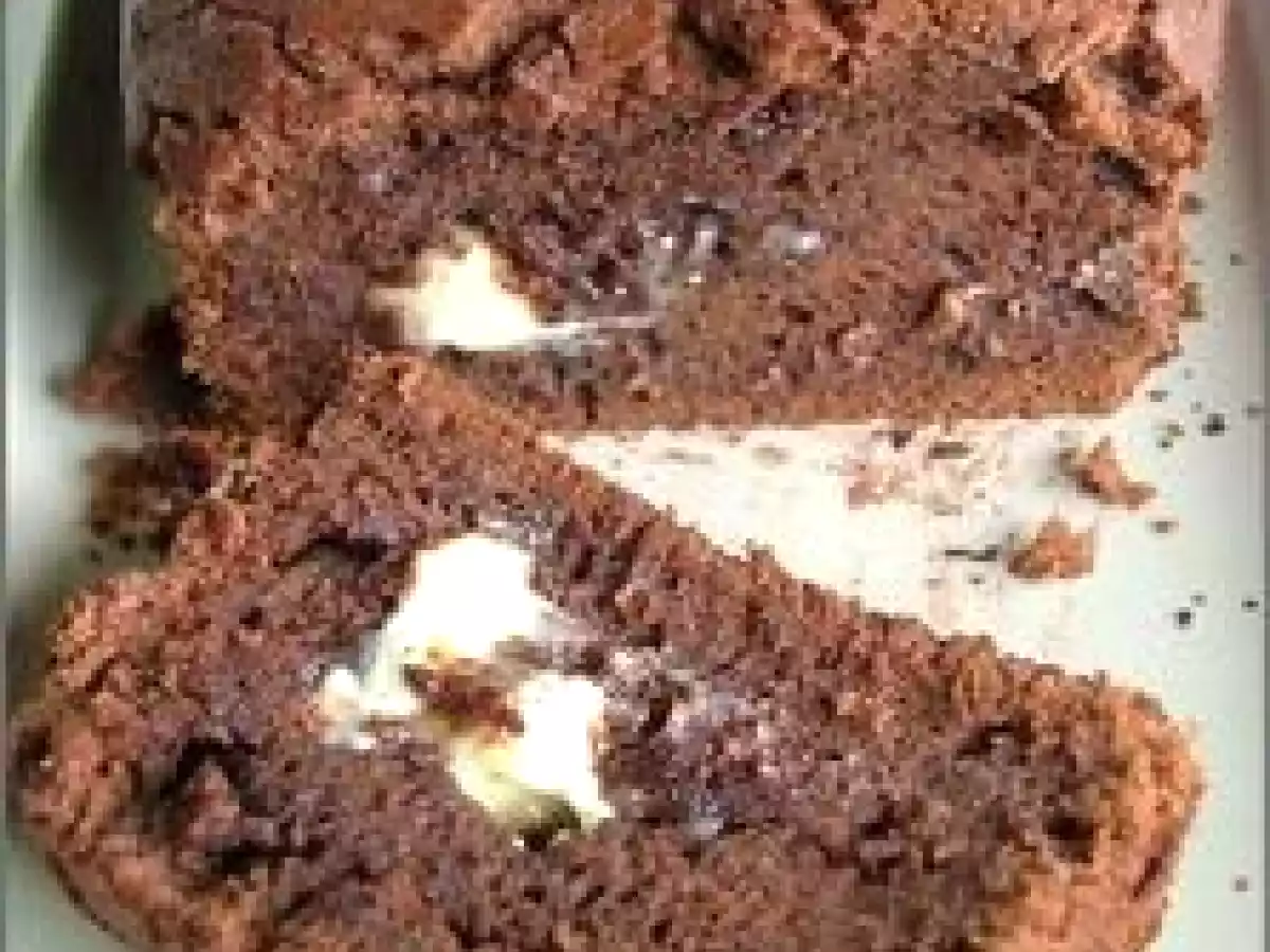 Cake chocolat blanc et noir