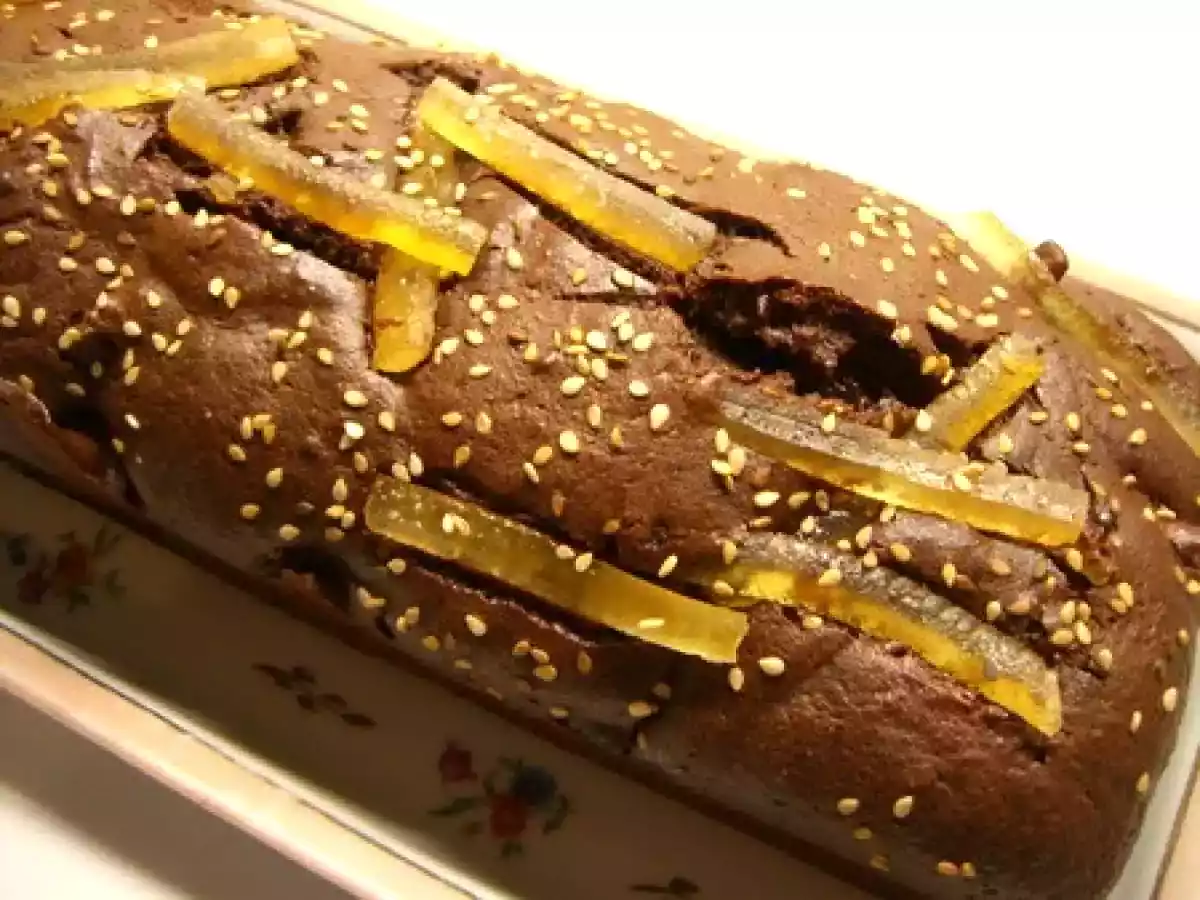 Cake chocolat et citrons confits