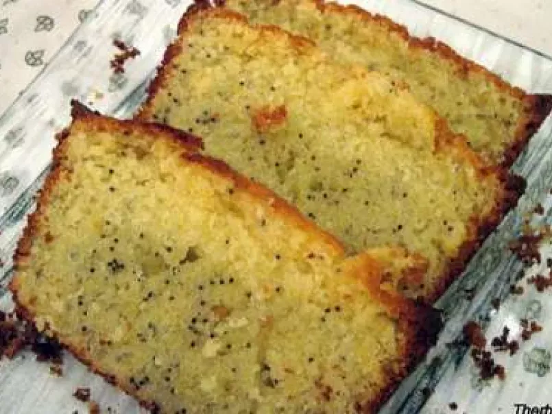 Cake citron et graines de pavot