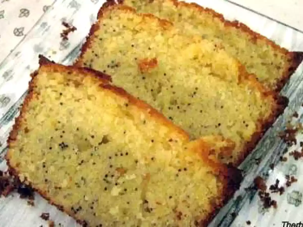 Cake citron et graines de pavot