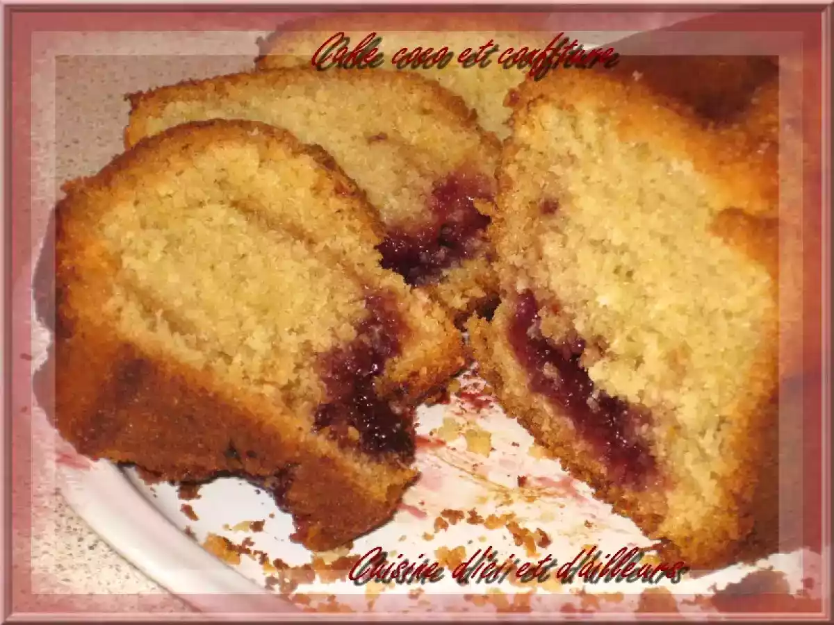 Cake Coco et confiture de griotte - photo 3