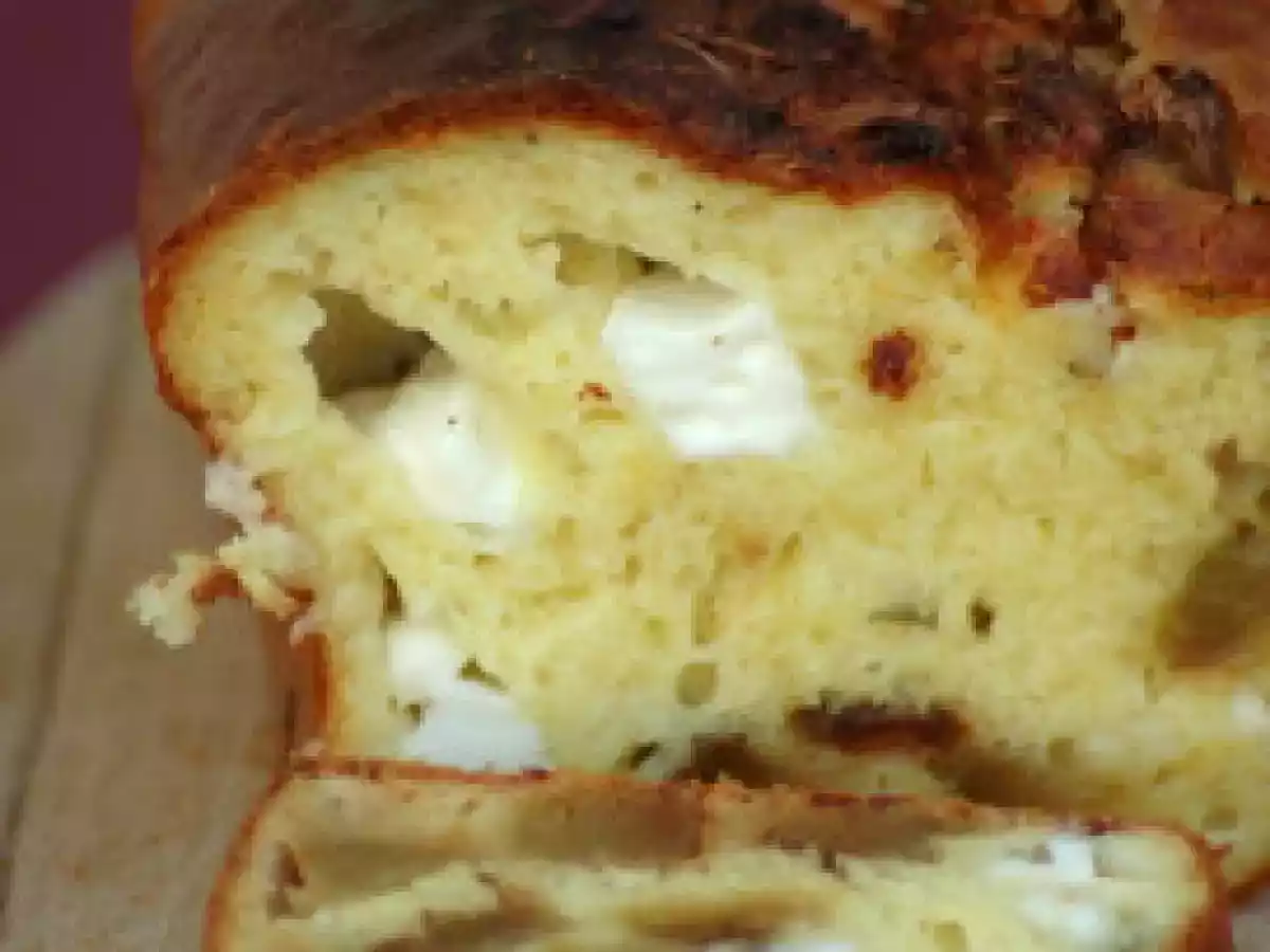 Cake courgette, chavroux'zella