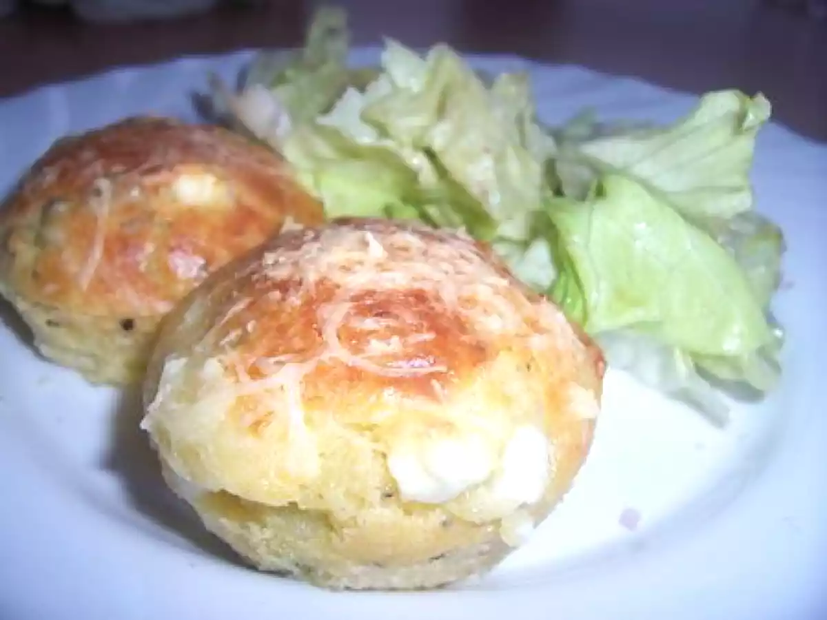 Cake courgette - feta - poulet - photo 3