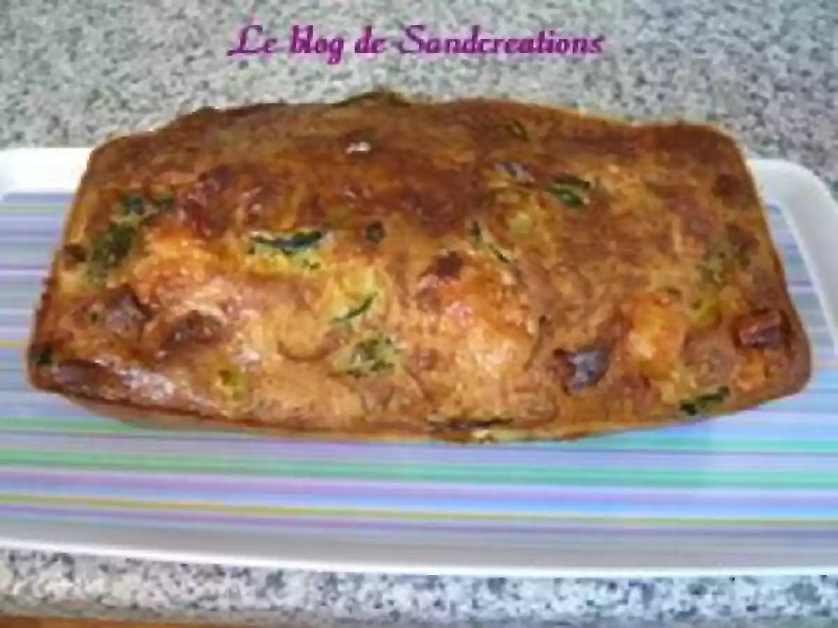 Cake courgettes chèvre revisité