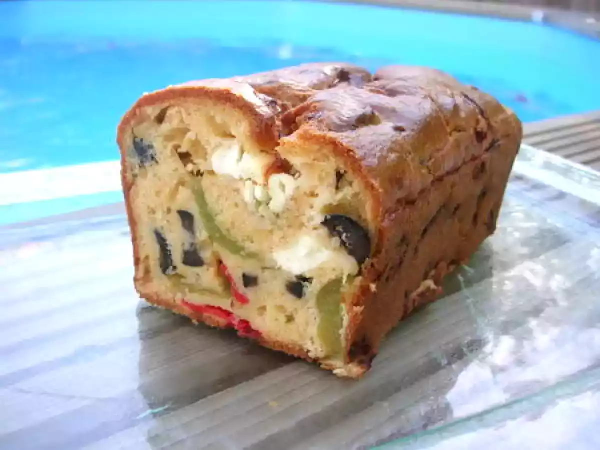 Cake crétois aux poivrons