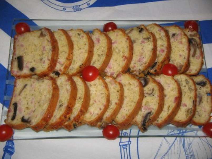 Cake d'automne au champignons et lardons, photo 1