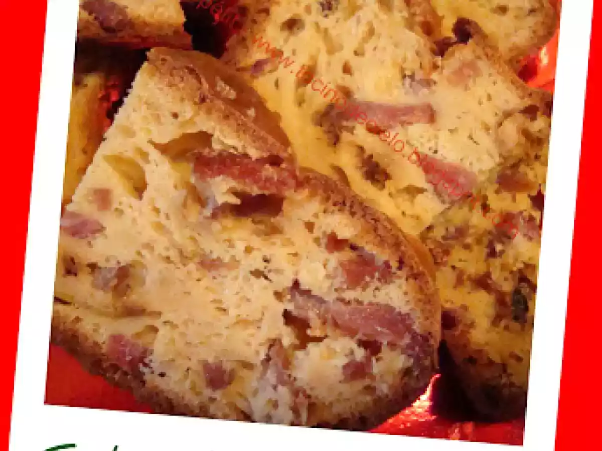 Cake façon flammekueche - Cake a la manera flammekueche