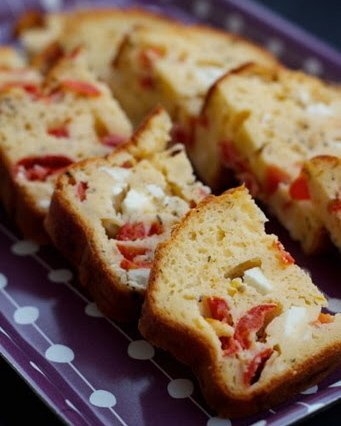Cake feta et tomates cerise - Recette Ptitchef
