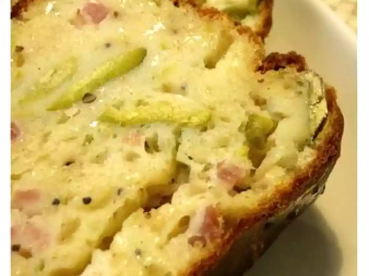 Cake fèves et lardons au cumin