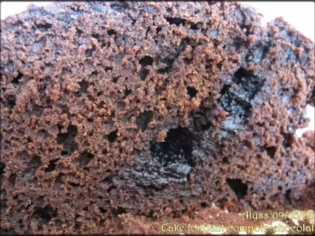 Cake fondant choco-compote (allégé) - photo 3