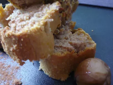 Cake fondant de butternut aux éclats de marrons, photo 3
