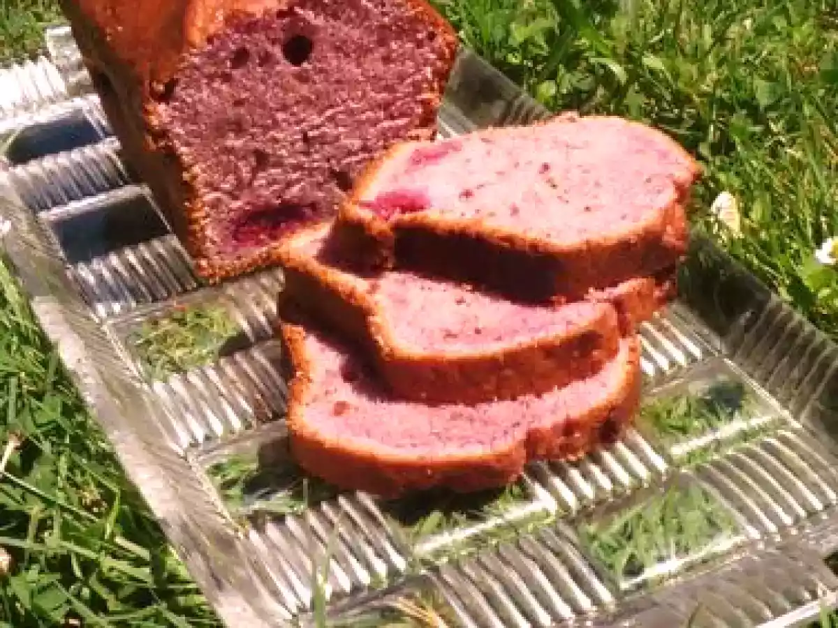 Cake framboises et menthe