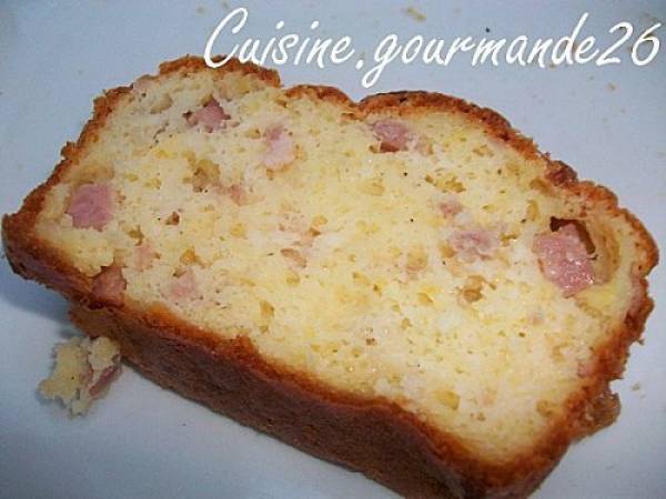 Cake jambon et lardons