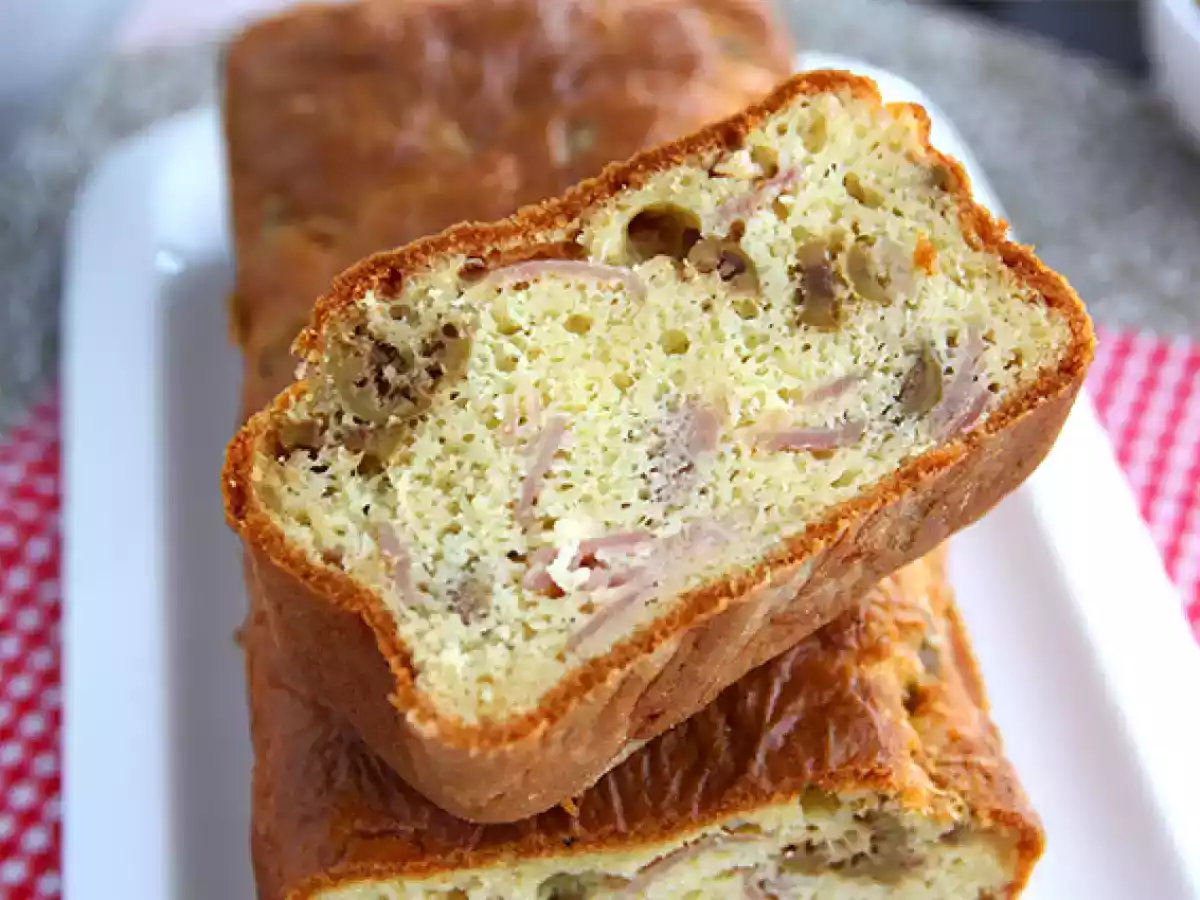 Cake jambon fromage et olives vertes - photo 2