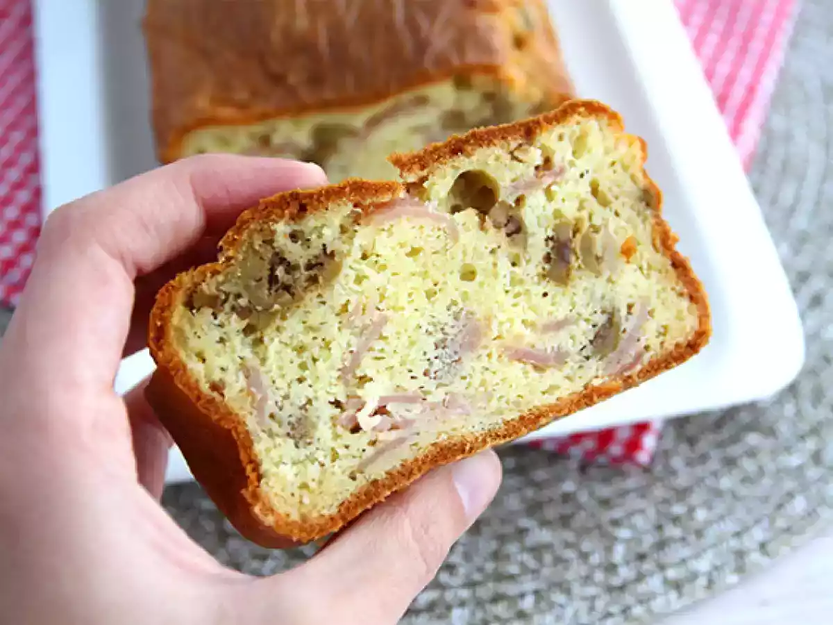 Cake jambon fromage et olives vertes - photo 4
