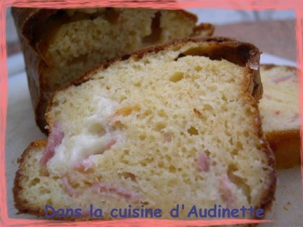 Cake jambon, tomates et mozarella