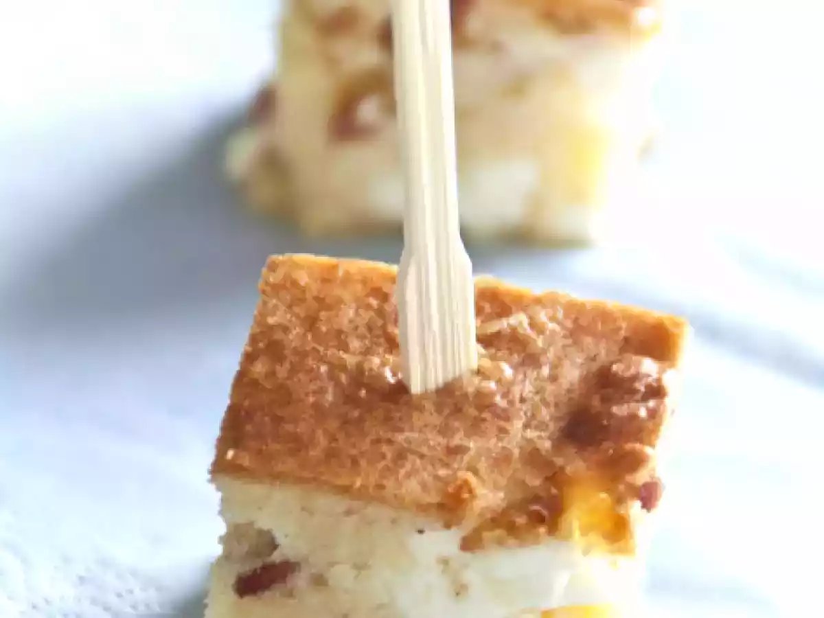 Cake lardons au feta