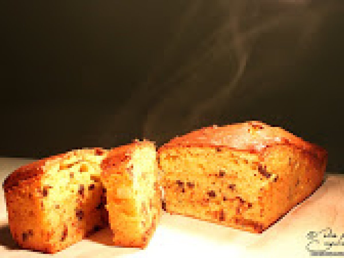 Cake Leger A La Banane Aux Fruits Confits Et Au Chocolat Recette Ptitchef