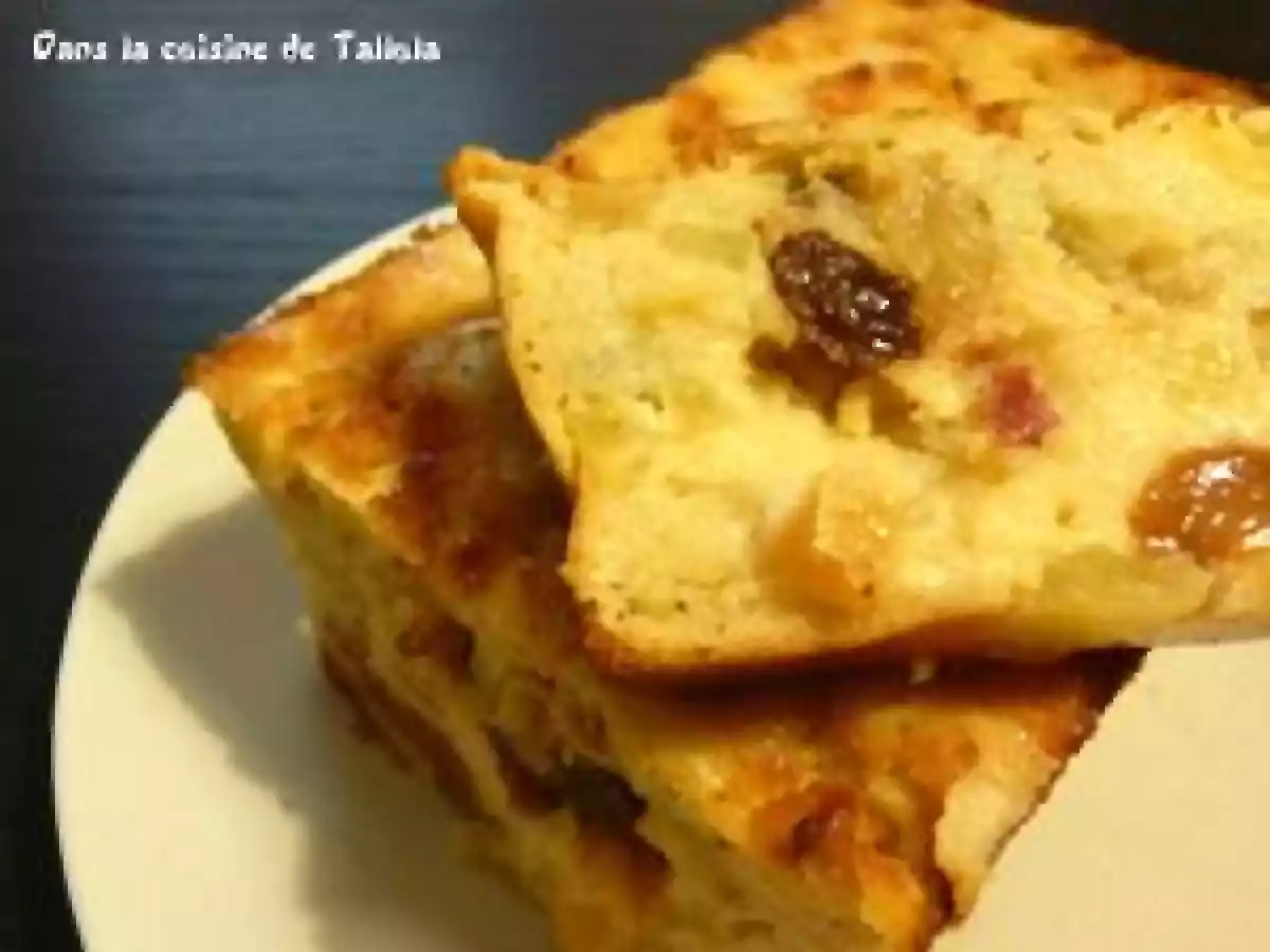 Cake light aux raisins secs et pommes - photo 3
