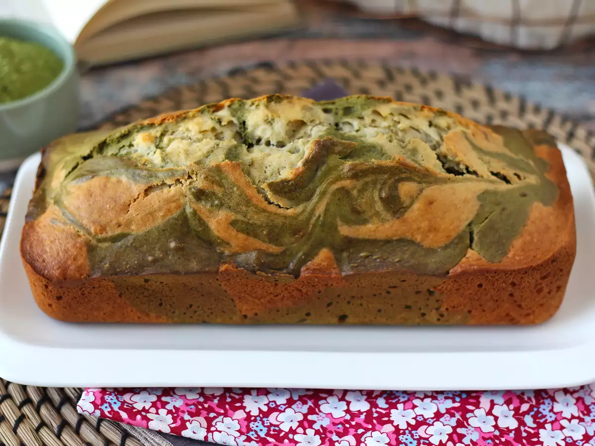 Cake marbré au thé matcha - photo 2