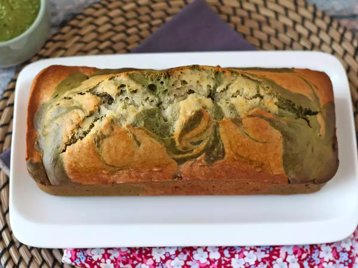 Cake marbré au thé matcha - photo 4