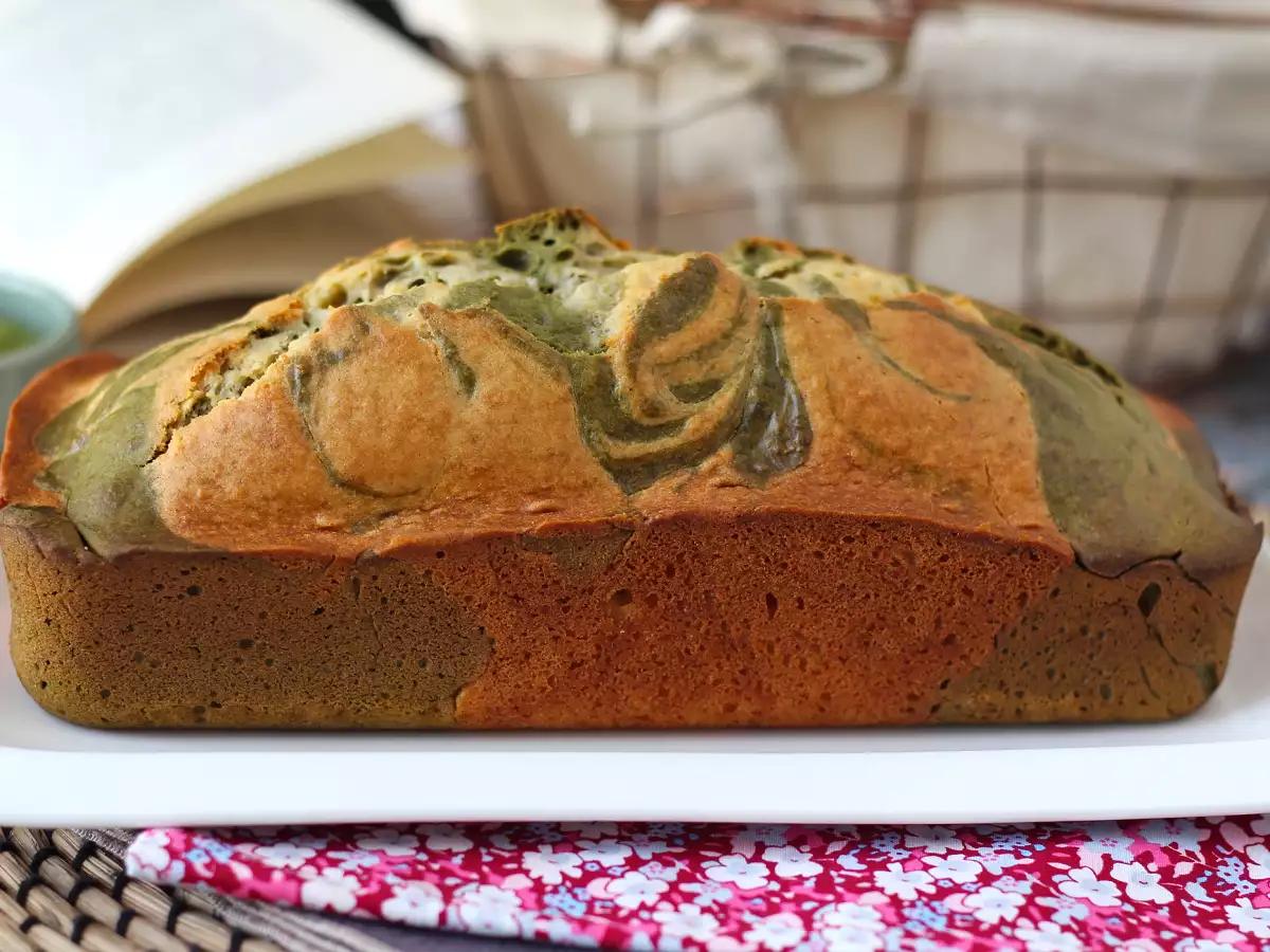 Cake marbré au thé matcha - photo 8