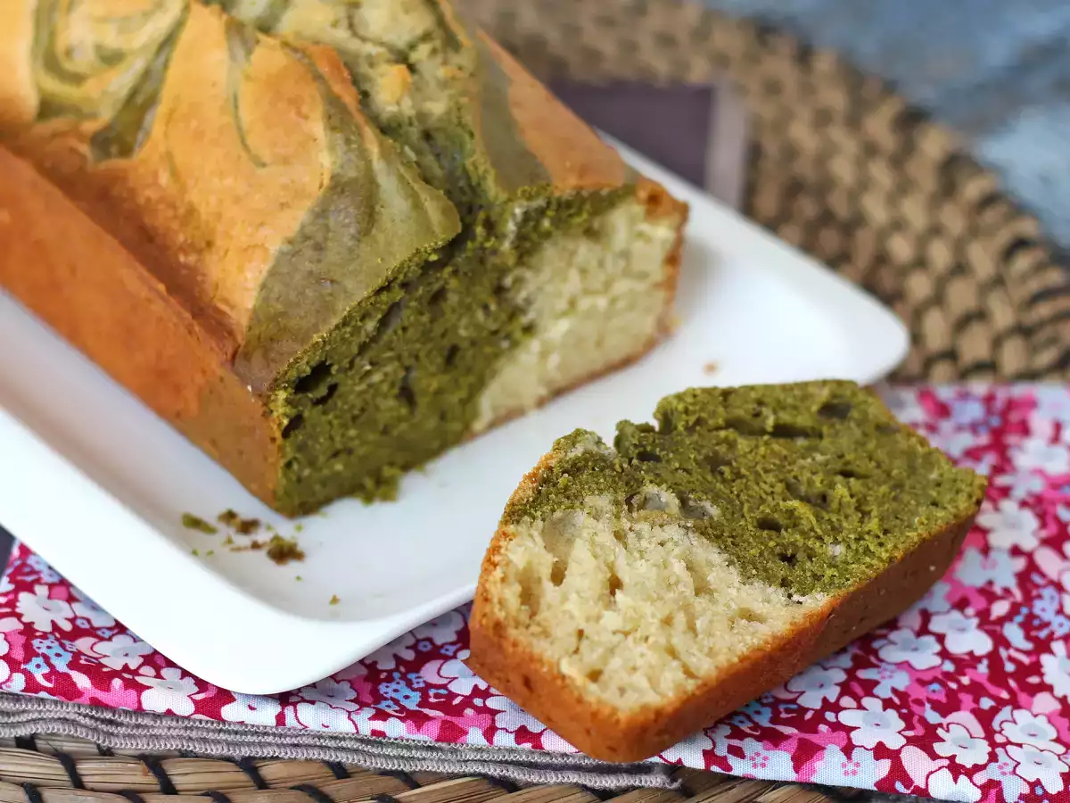 Cake marbré au thé matcha - photo 9
