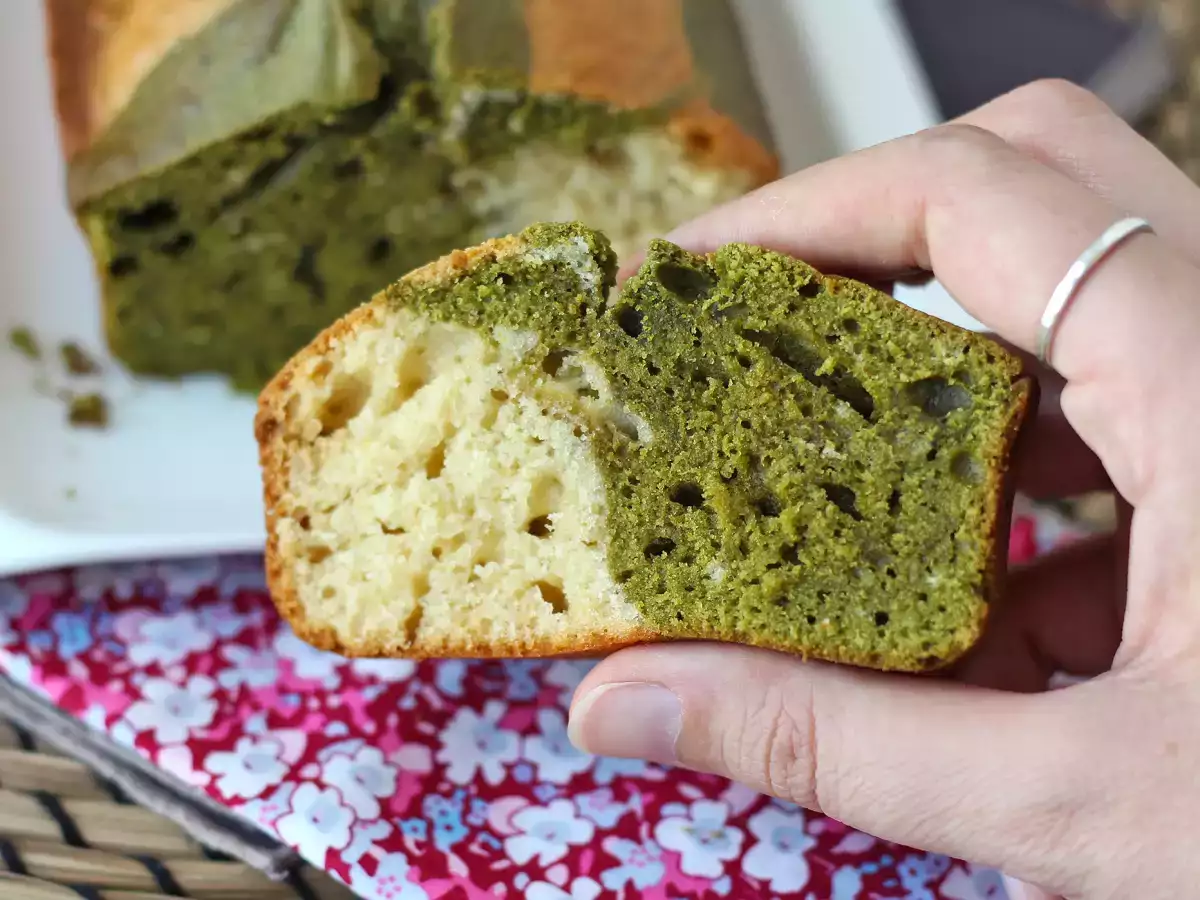 Cake marbré au thé matcha - photo 7