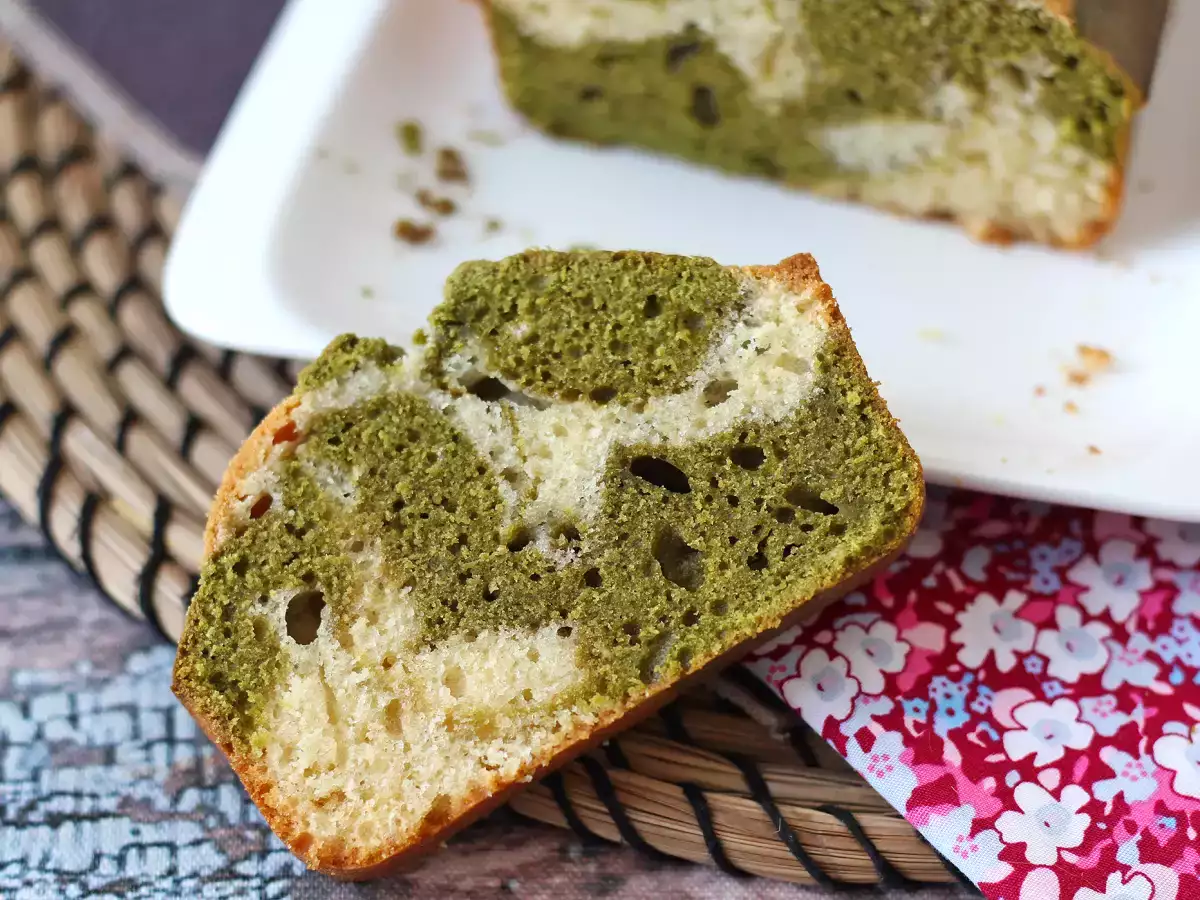 Cake marbré au thé matcha - photo 5