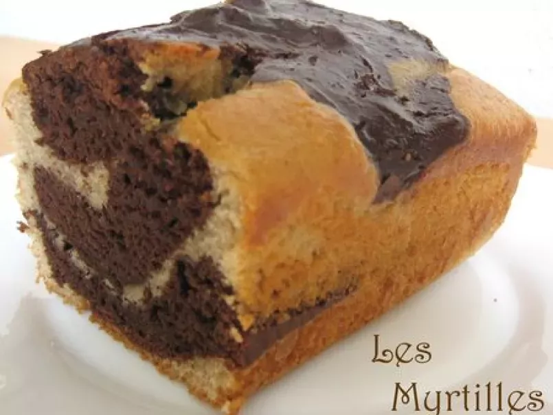 CAKE MARBRE CHOCO-VANILLE (vegan) - photo 2