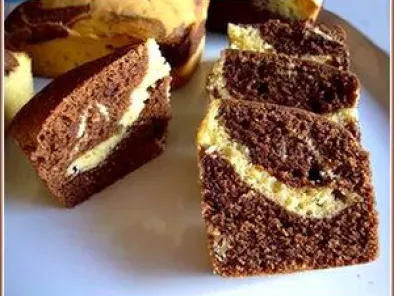 Cake marbré Chocolat et pâte de noisette - photo 2