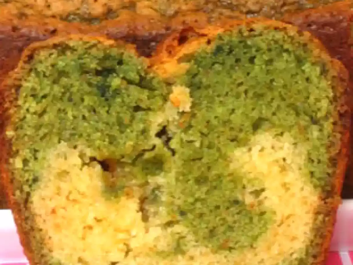 Cake marbré pistache - chocolat blanc ! ! ! - photo 2