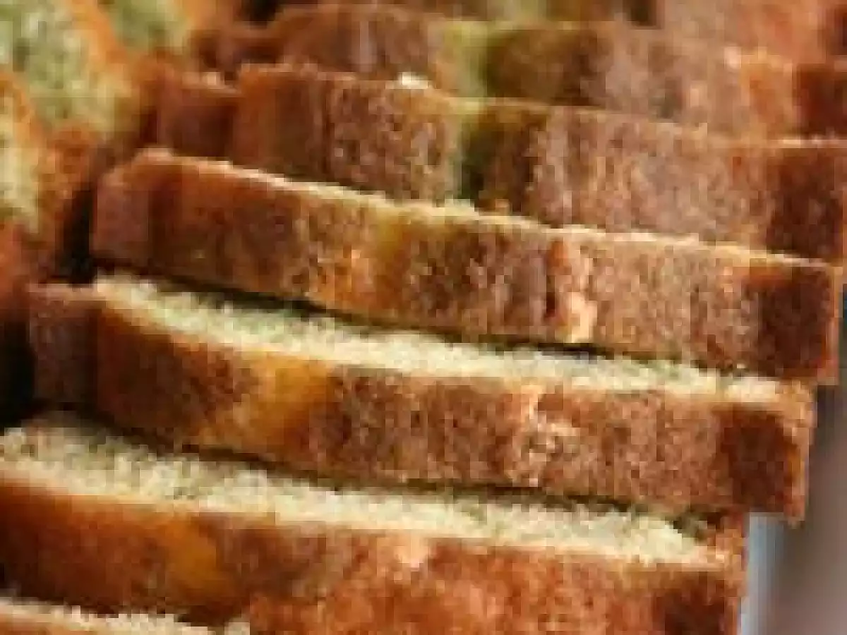 Cake marbré pistache-vanille