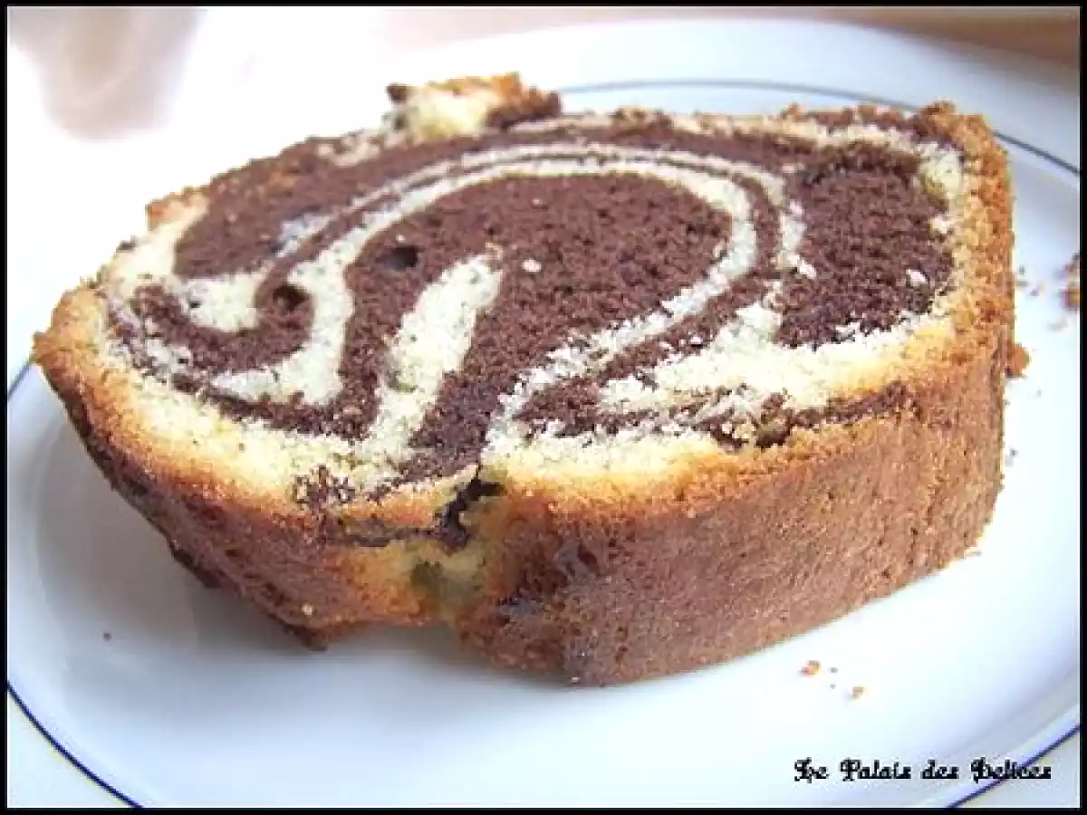 Cake marbré, tout doux, tout tendre ...