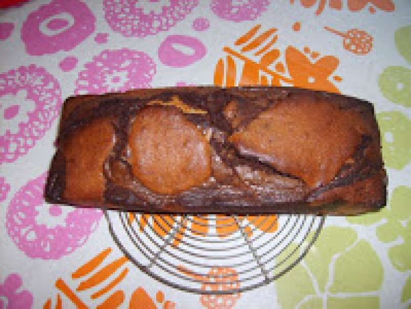 Cake marbré vanille-chocolat aux perles de sucre. - photo 2