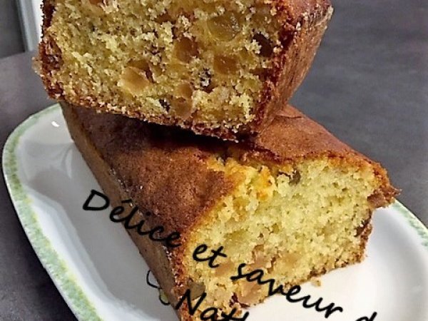 Recette de cake moelleux aux fruits confits