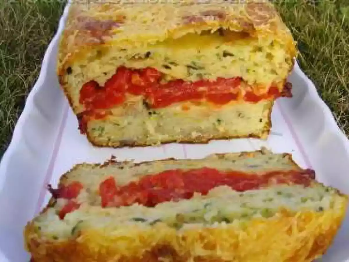 Cake moelleux aux poivrons