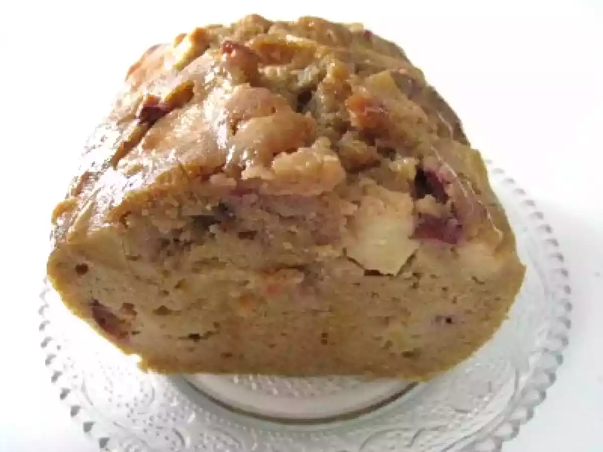 Cake moelleux aux pommes et quetsches sans gluten