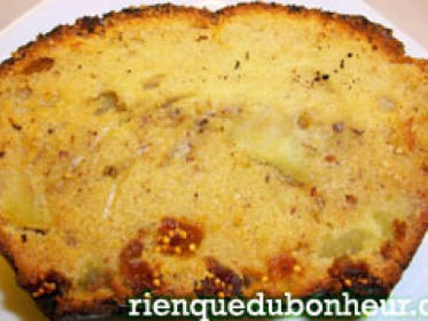 Cake Moelleux Aux Pommes Figues Sechees Et Noisettes Recette Ptitchef