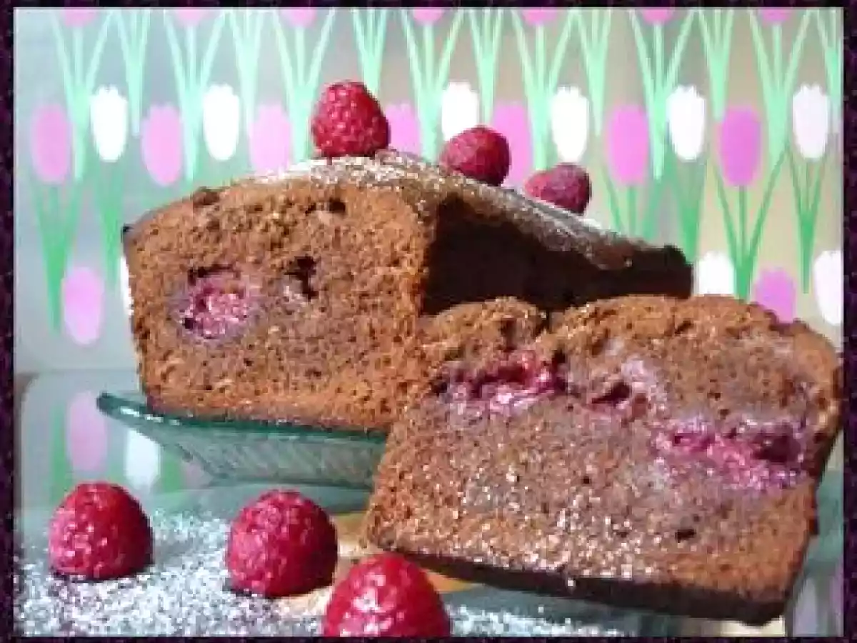 Cake moelleux chocolat-framboise - photo 2