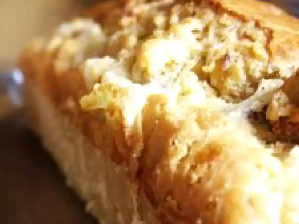 Cake mozzarella, tomates séchées & jambon de parme