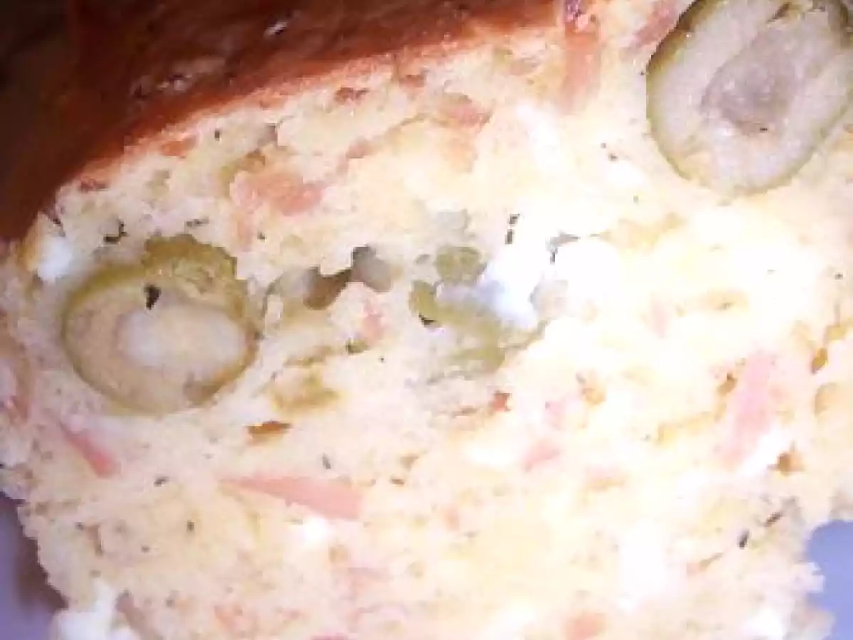 Cake olives - jambon - feta