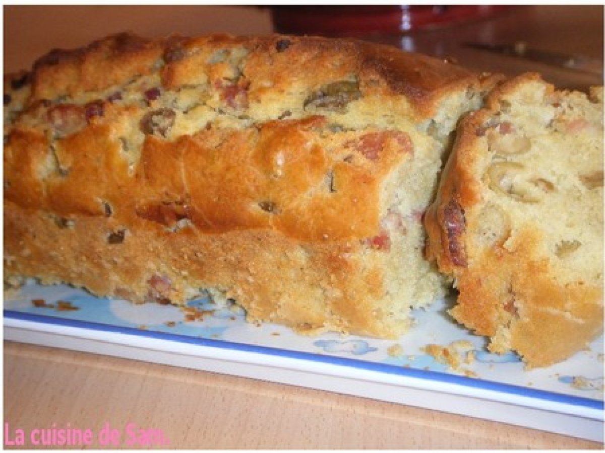 Cake olives&lardons, Recette Ptitchef