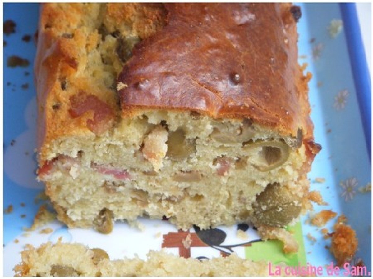 Cake olives&lardons, Recette Ptitchef