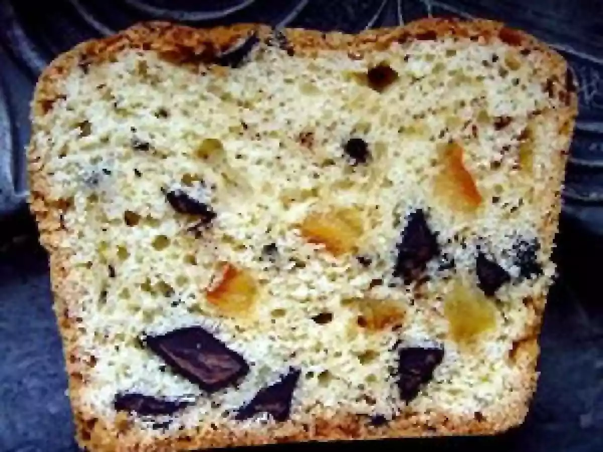 Cake pépite de chocolat et orange confite