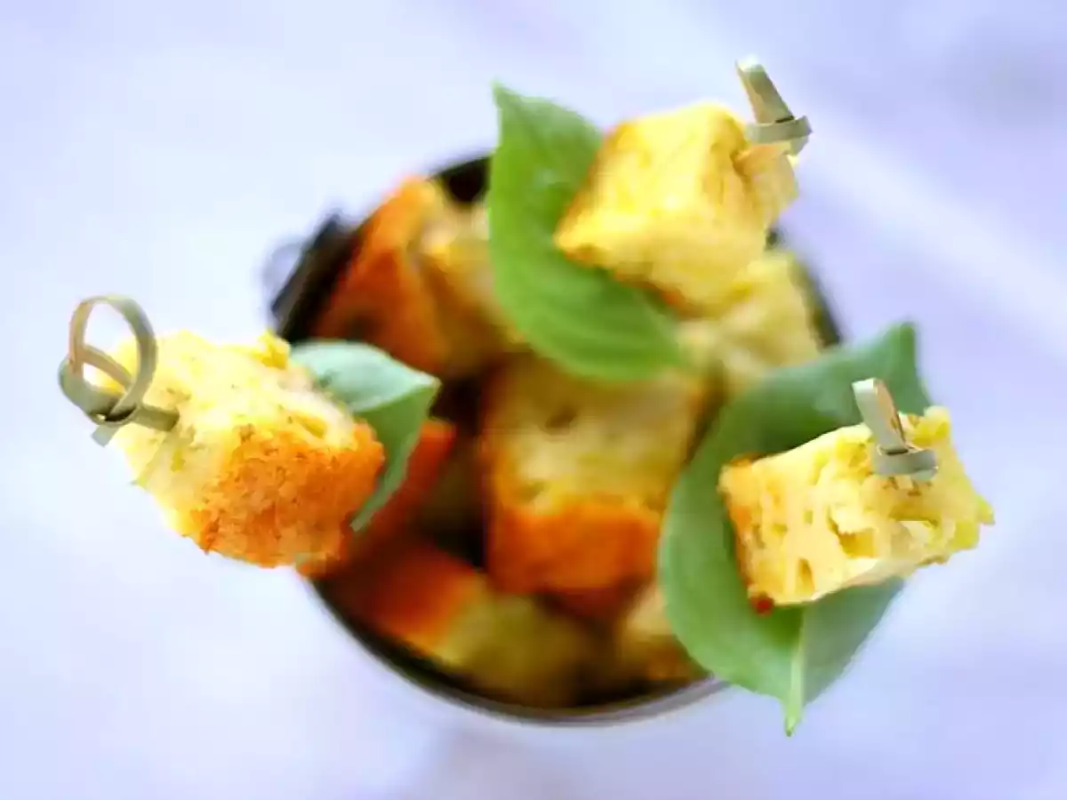 Cake poireaux et noix de st Jacques sans gluten - photo 2