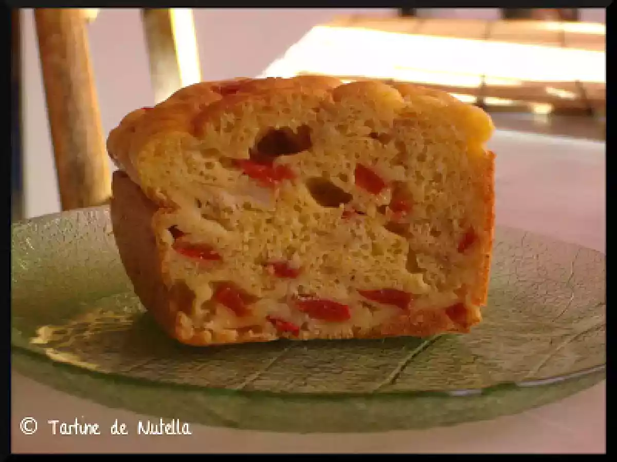 Cake poivrons rouges / oignons