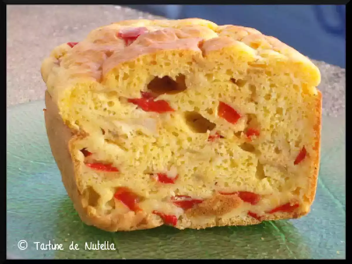 Cake poivrons rouges / oignons - photo 2